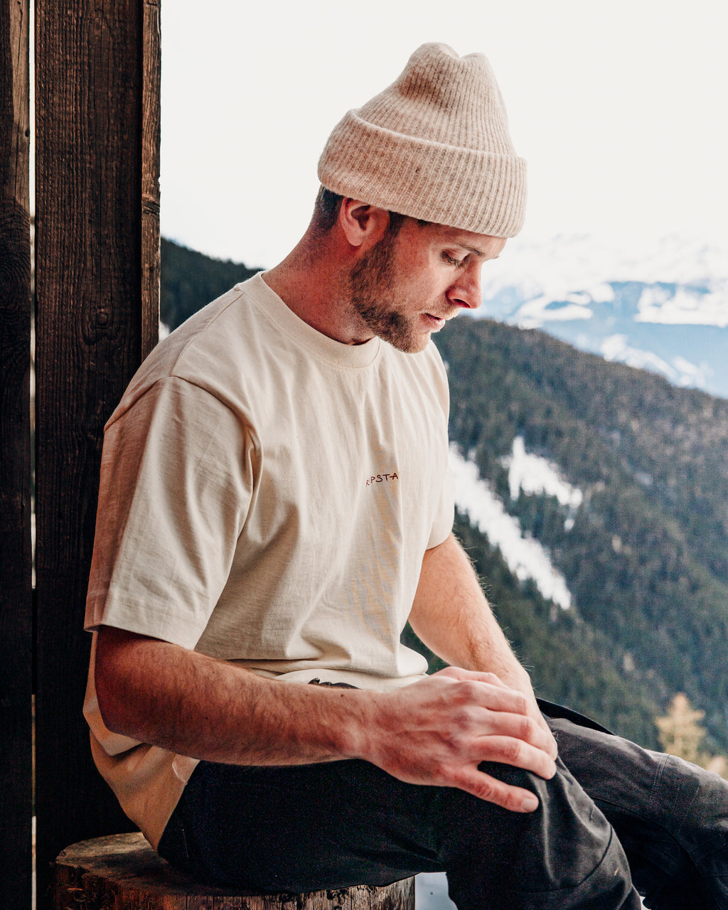Limited beanie | Almond Marl