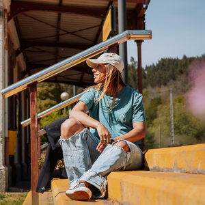 More Waves, More Fun Organic T-shirt |  Unisex | Coral Blue