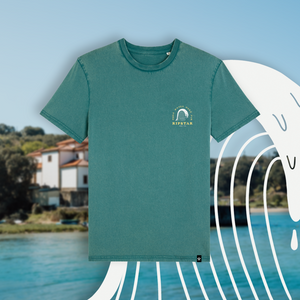 More Waves, More Fun Organic T-shirt |  Unisex | Coral Blue