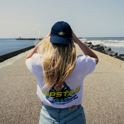 Retro Revival Blue Cap